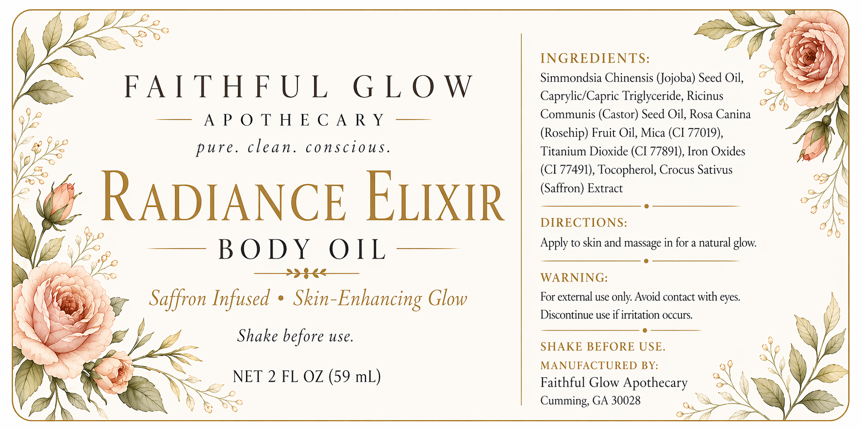 Radiance Elixir Body Oil