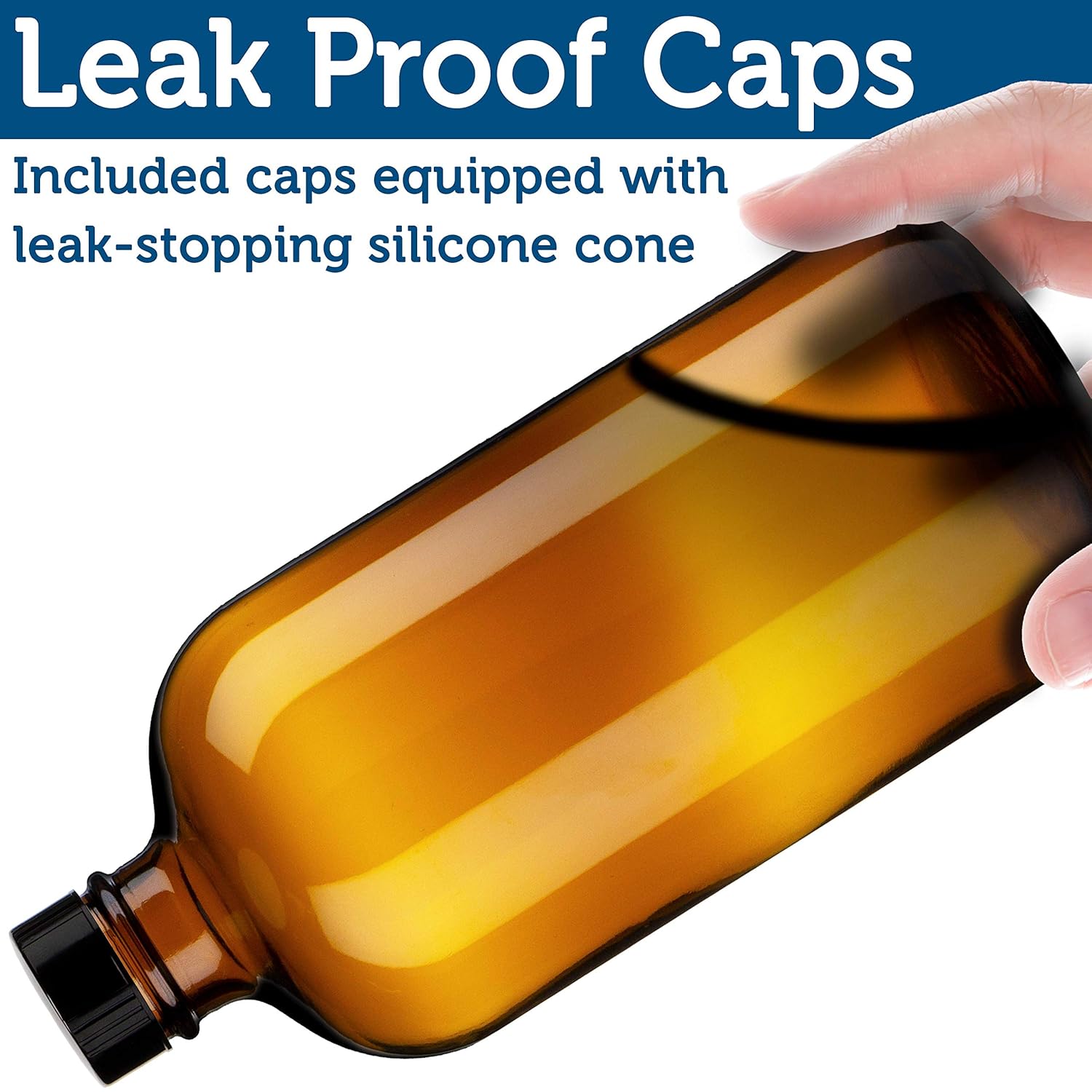 Glass Spray Bottle - Amber