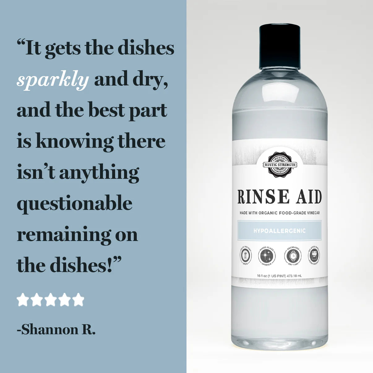 Rinse Aid (for automatic dishwashers)